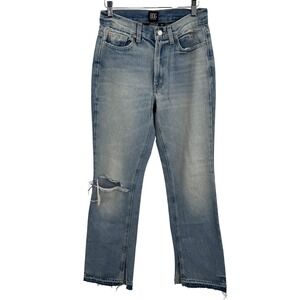 BDG Urban Outfitters‎ Jeans Womens 27 Bootcut Distressed Raw Hem Ripped Denim